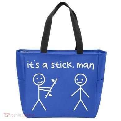 Funny Stick Figures Stick ItS A Stick Sarcastic Gift Tote Bag