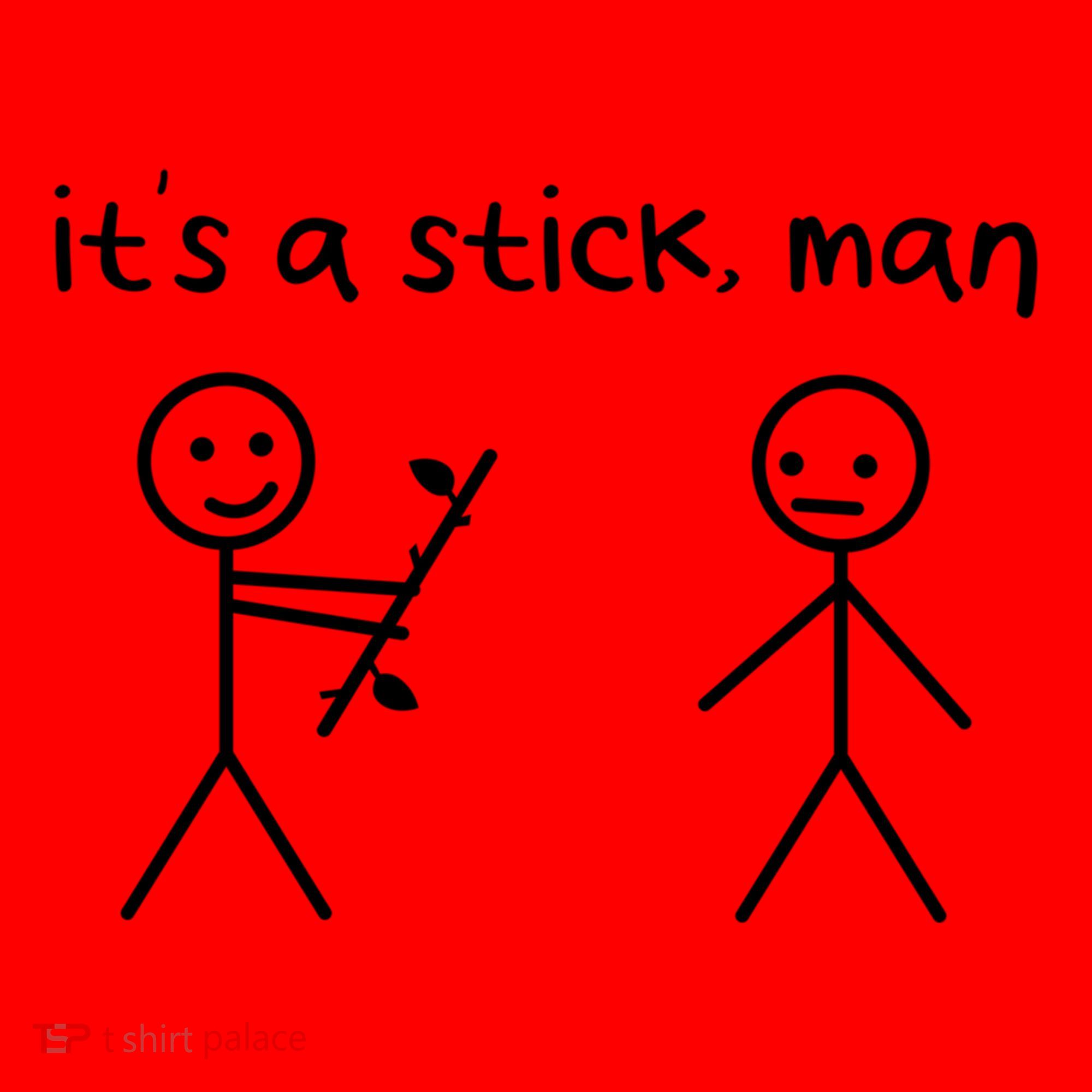 Funny Stick Figures Stick ItS A Stick Sarcastic Gift Santa Hat