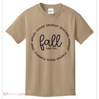 Fall Sweet Fall Festive Kids T-Shirt thumb 0
