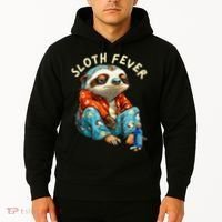Funny Sloth Fever Humor Hoodie thumb 2