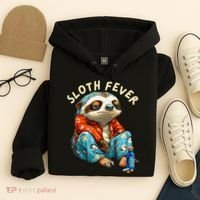 Funny Sloth Fever Humor Hoodie thumb 4