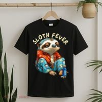 Funny Sloth Fever Humor T-Shirt thumb 2