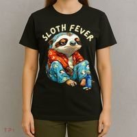 Funny Sloth Fever Humor T-Shirt thumb 4