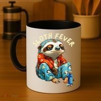 Funny Sloth Fever Humor Coffee Mug thumb 4