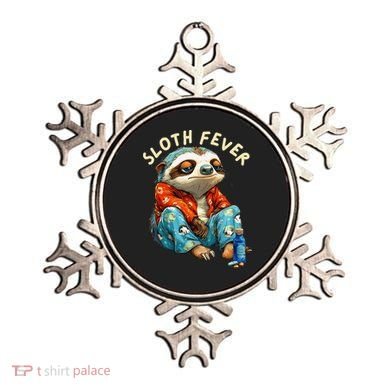 Funny Sloth Fever Humor Ornament