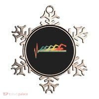 Funny Swimming Gift Swimmer Heartbeat Retro Gift Ornament thumb 0