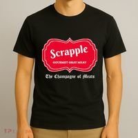 Funny Scrapple Gourmet Gray Meat Champagne Of Meats Pa Joke T-Shirt thumb 3