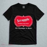 Funny Scrapple Gourmet Gray Meat Champagne Of Meats Pa Joke T-Shirt thumb 5