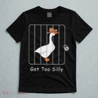 Funny Silly Goose Lover Mugshot Meme Got Too Silly T-Shirt thumb 5