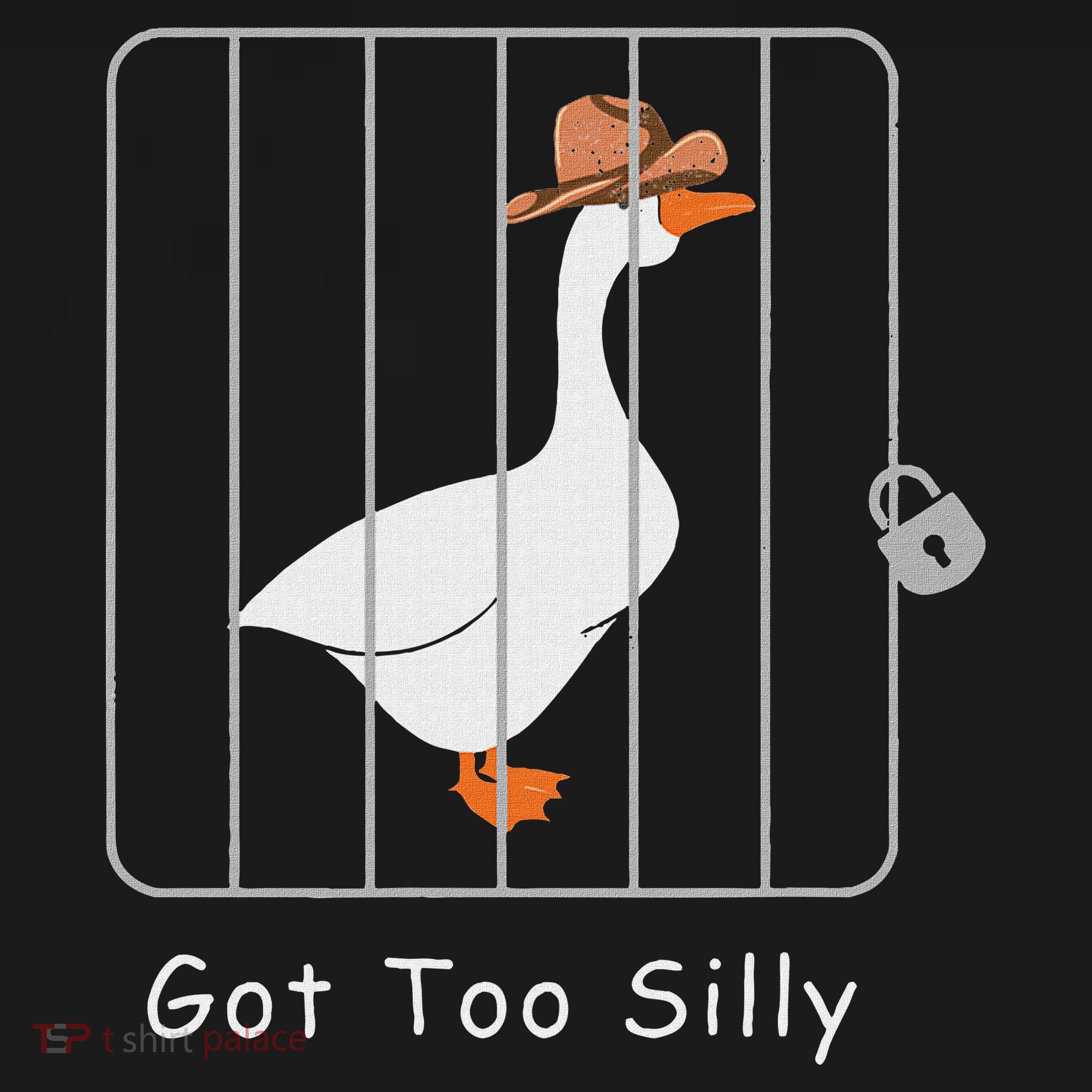 Funny Silly Goose Lover Mugshot Meme Got Too Silly Coaster