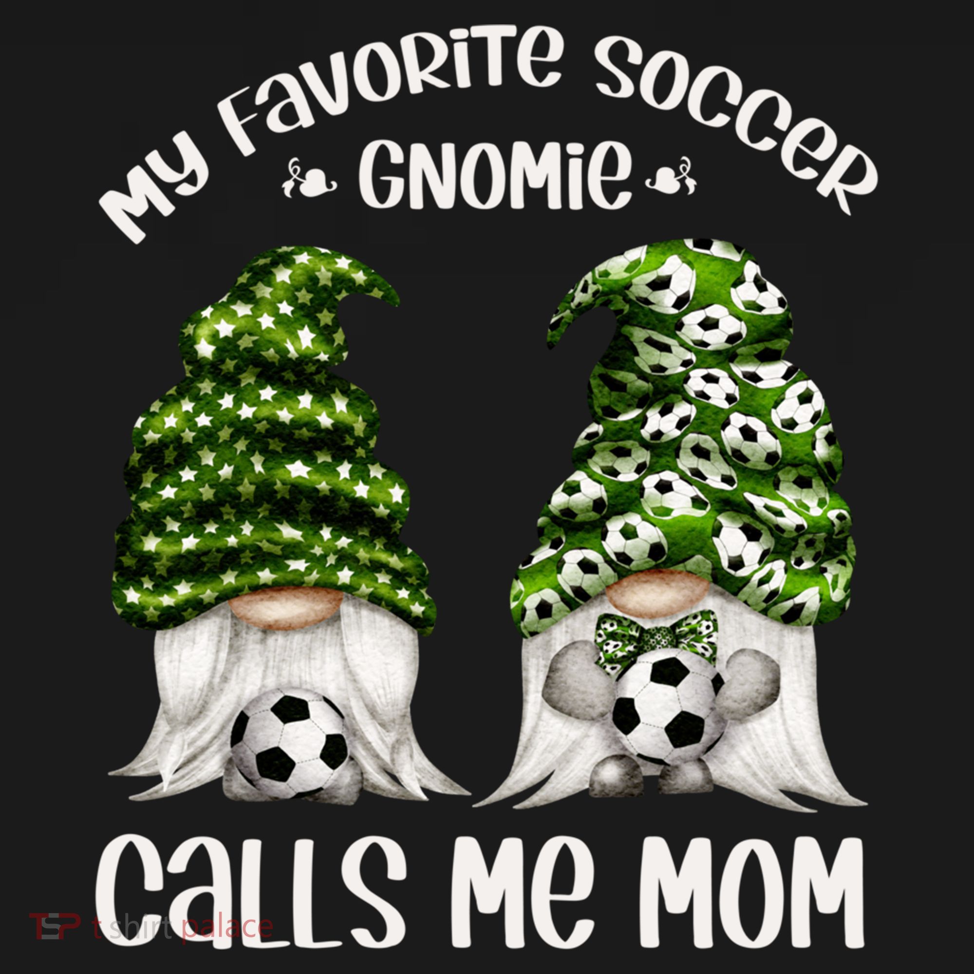 Funny Soccer Gnome My Favorite Soccer Gnomie Calls Me Mom Cute Gift Women's Hoodie