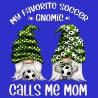 Funny Soccer Gnome My Favorite Soccer Gnomie Calls Me Mom Cute Gift Women's Tank Top thumb 5