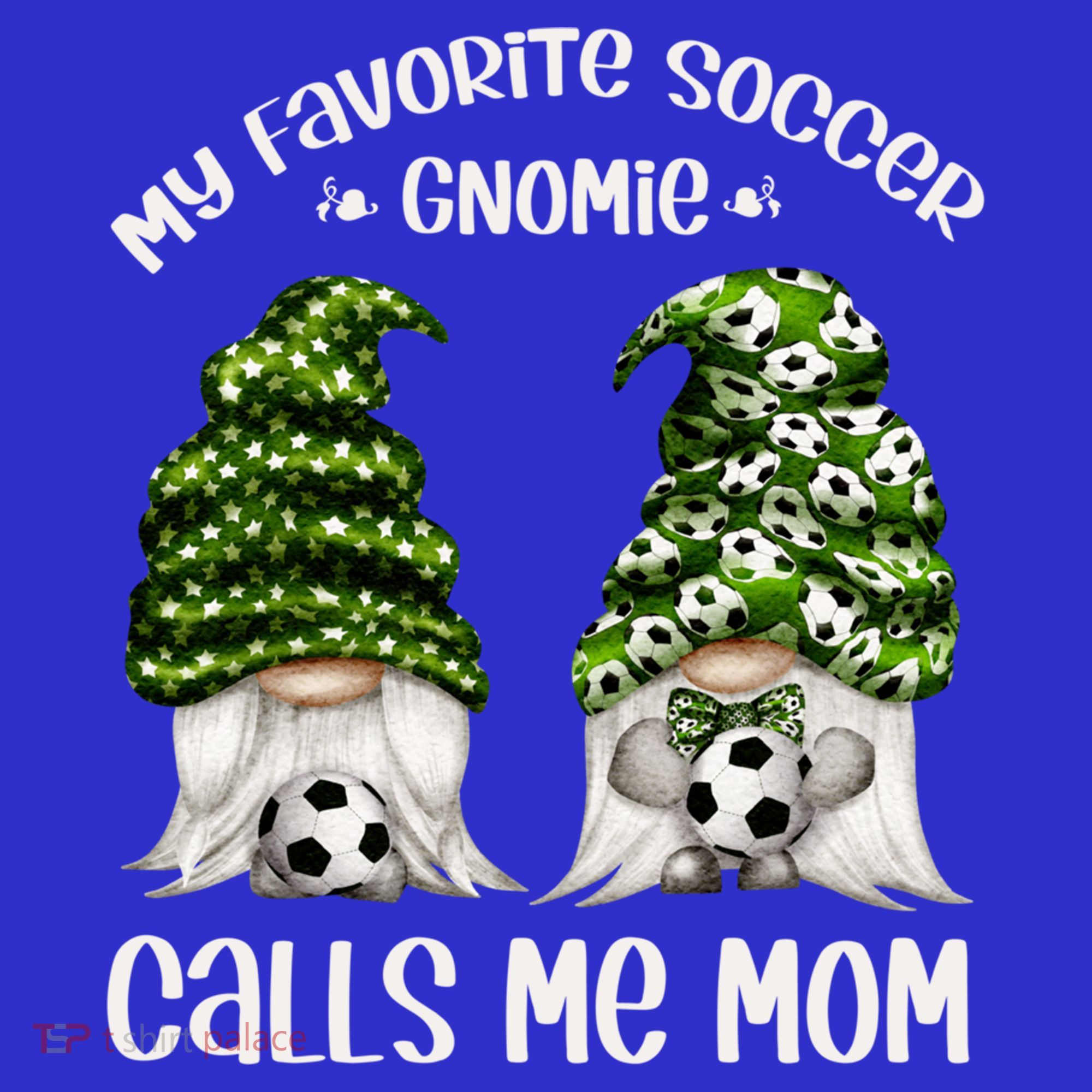 Funny Soccer Gnome My Favorite Soccer Gnomie Calls Me Mom Cute Gift Women's Tank Top