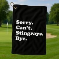 Funny Stingray Gift For Women Or Golf Towel thumb 1
