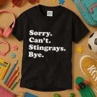Funny Stingray Gift For Women Or Kids T-Shirt thumb 3