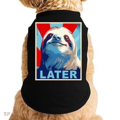 Funny Sloth Gifts Sloth Doggie Tank