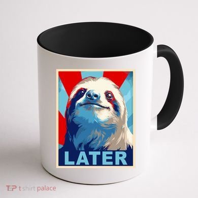 Funny Sloth Gifts Sloth Coffee Mug back