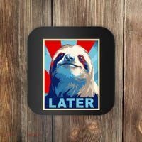 Funny Sloth Gifts Sloth Coaster thumb 0