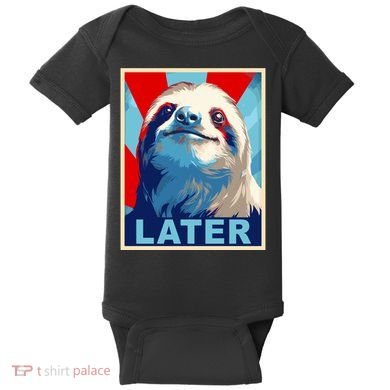 Funny Sloth Gifts Sloth Baby Bodysuit