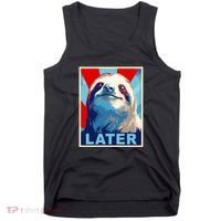 Funny Sloth Gifts Sloth Tank Top thumb 0