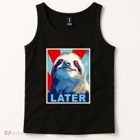 Funny Sloth Gifts Sloth Tank Top thumb 2