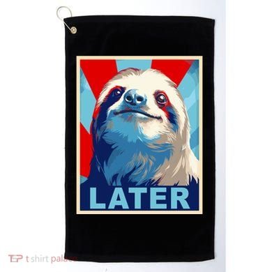 Funny Sloth Gifts Sloth Golf Towel