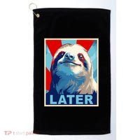Funny Sloth Gifts Sloth Golf Towel thumb 0