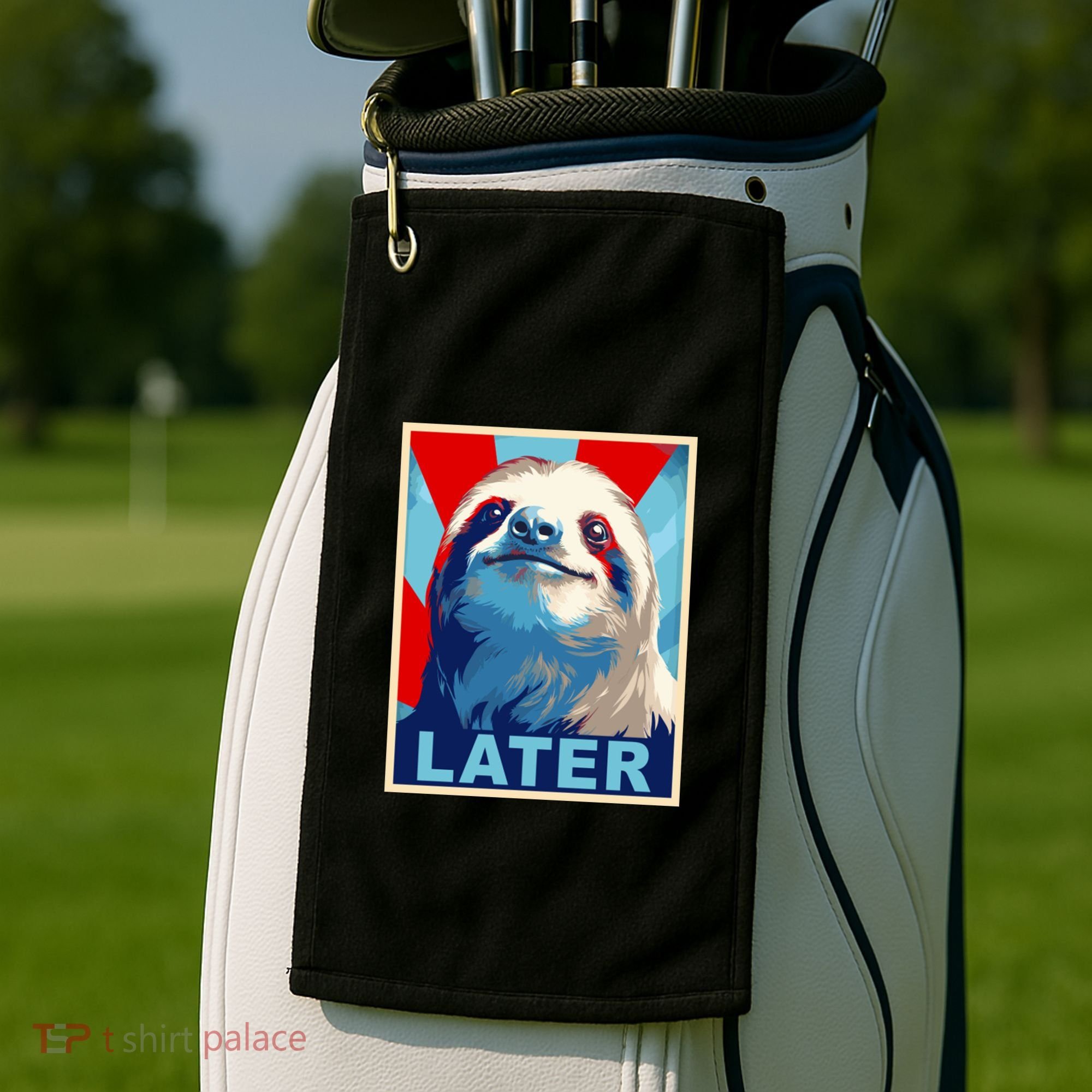 Funny Sloth Gifts Sloth Golf Towel