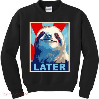Funny Sloth Gifts Sloth Kids Sweatshirt