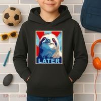 Funny Sloth Gifts Sloth Kids Hoodie thumb 2