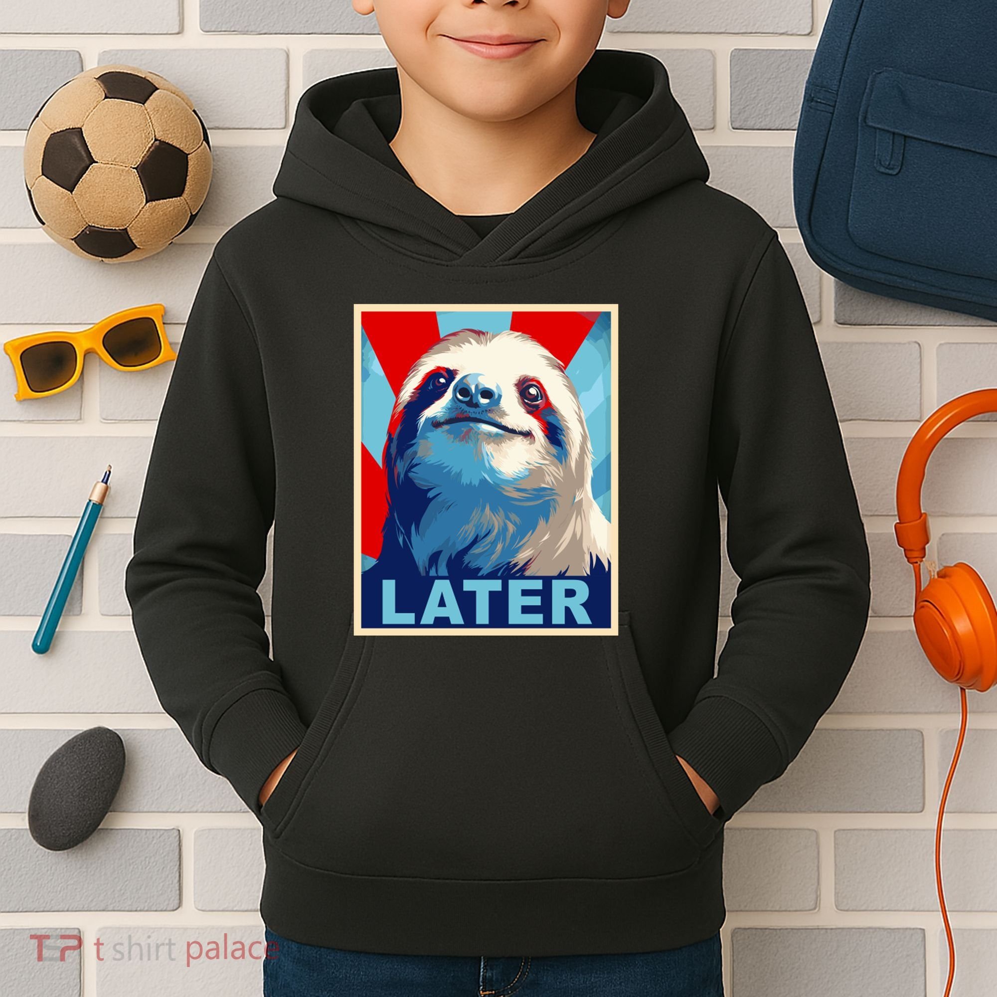 Funny Sloth Gifts Sloth Kids Hoodie