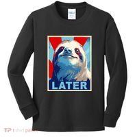 Funny Sloth Gifts Sloth Kids Long Sleeve Shirt thumb 0