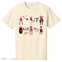 Funny Santa Goats Christmas Farmer Goat Lover Farming T-Shirt thumb 0