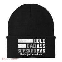 Funny Saying Gag Gift Birthday Husband Dad Fathers Day Beanie thumb 0