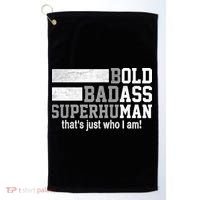 Funny Saying Gag Gift Birthday Husband Dad Fathers Day Golf Towel thumb 0
