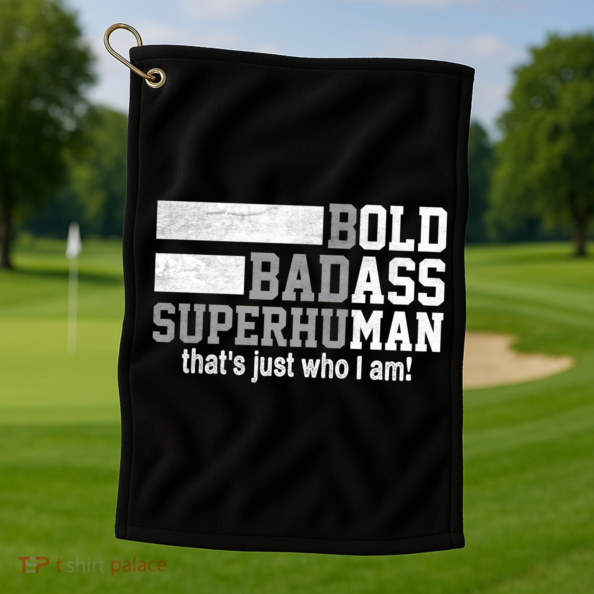 Funny Saying Gag Gift Birthday Husband Dad Fathers Day Golf Towel