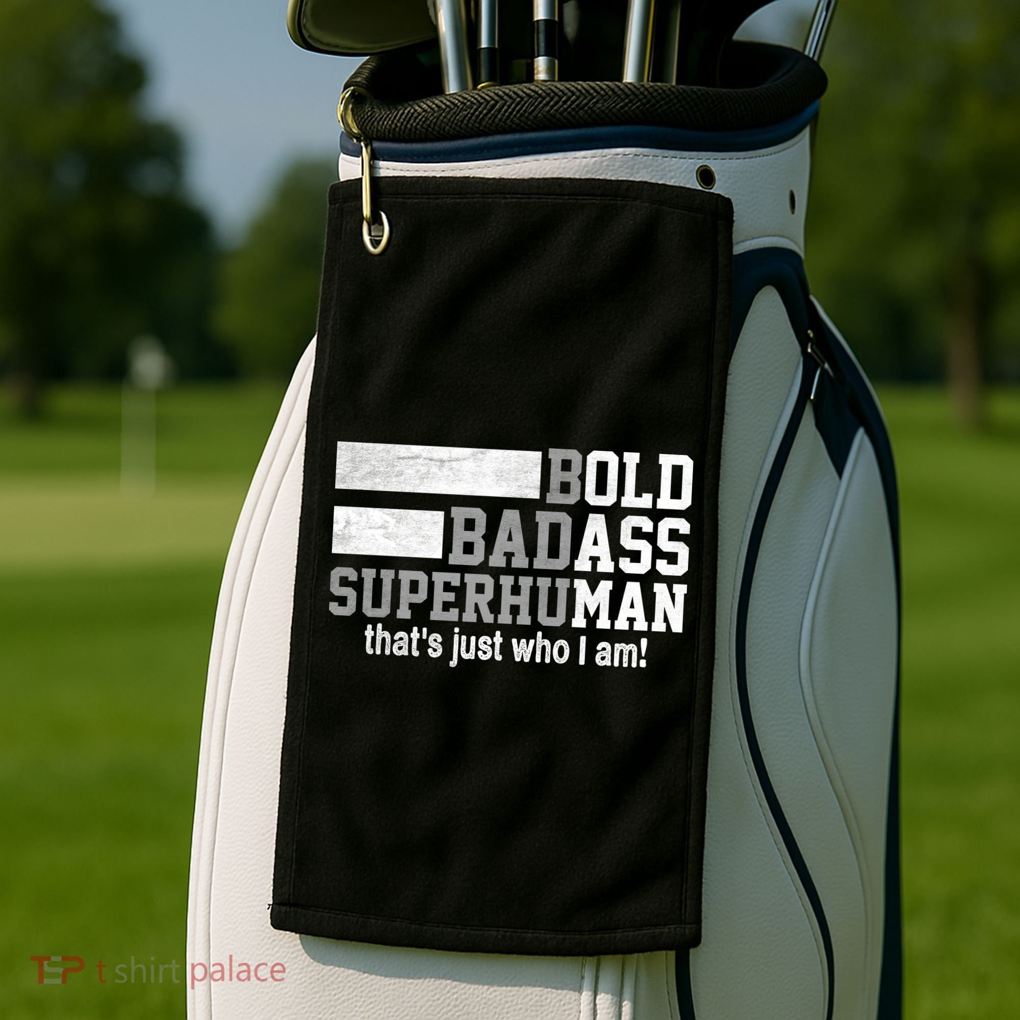 Funny Saying Gag Gift Birthday Husband Dad Fathers Day Golf Towel