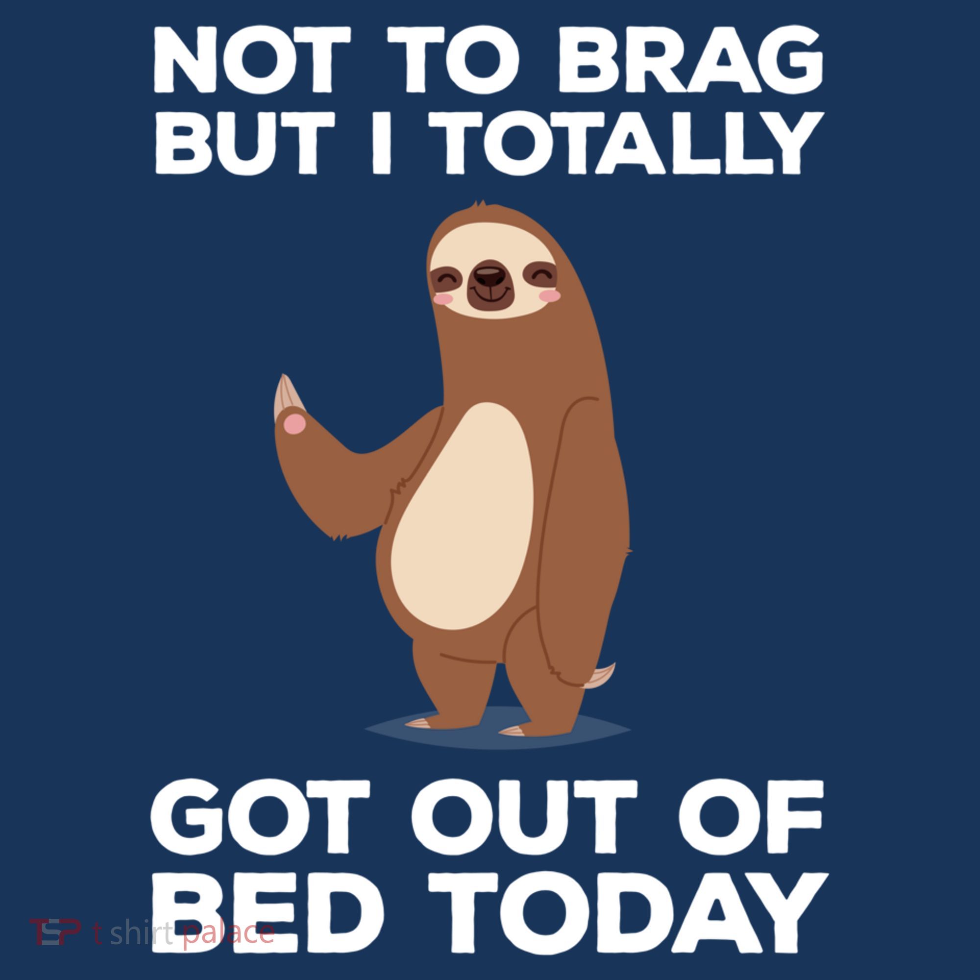 Funny Sloth - Got Out Of Bed Today Apron