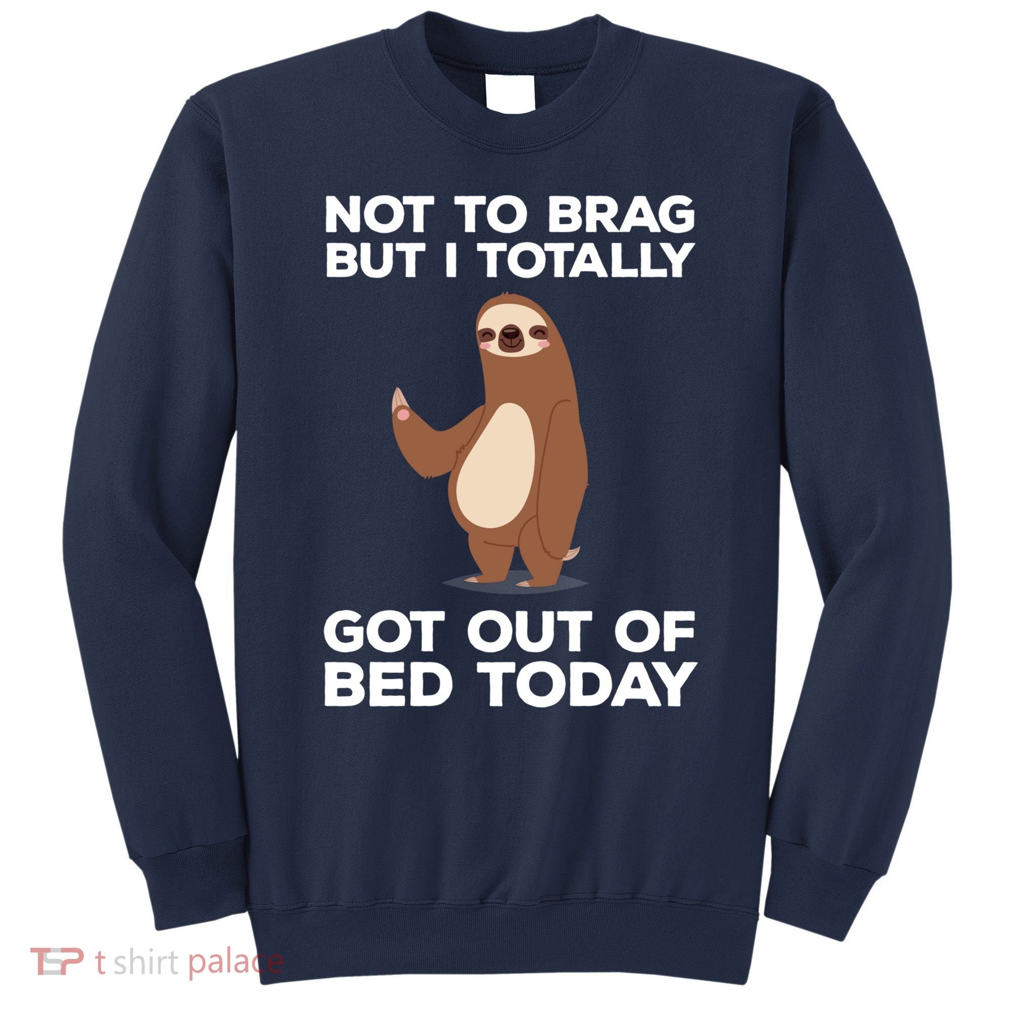 Funny Sloth - Got Out Of Bed Today Sweatshirt