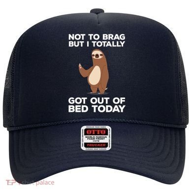 Funny Sloth - Got Out Of Bed Today Hat