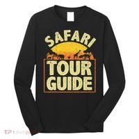 Funny Safari Guide Zoo Safari Long Sleeve Shirt thumb 0