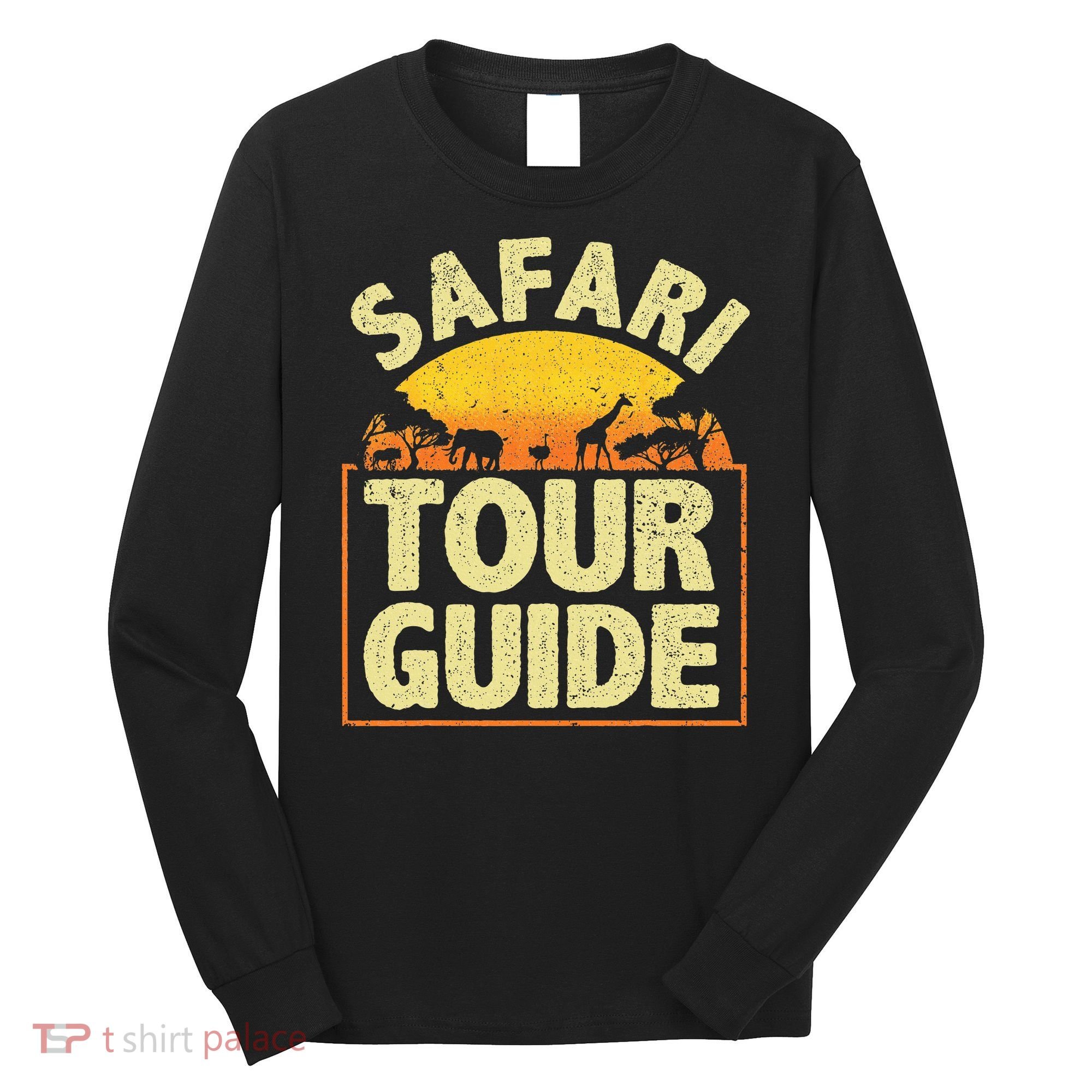Funny Safari Guide Zoo Safari Long Sleeve Shirt