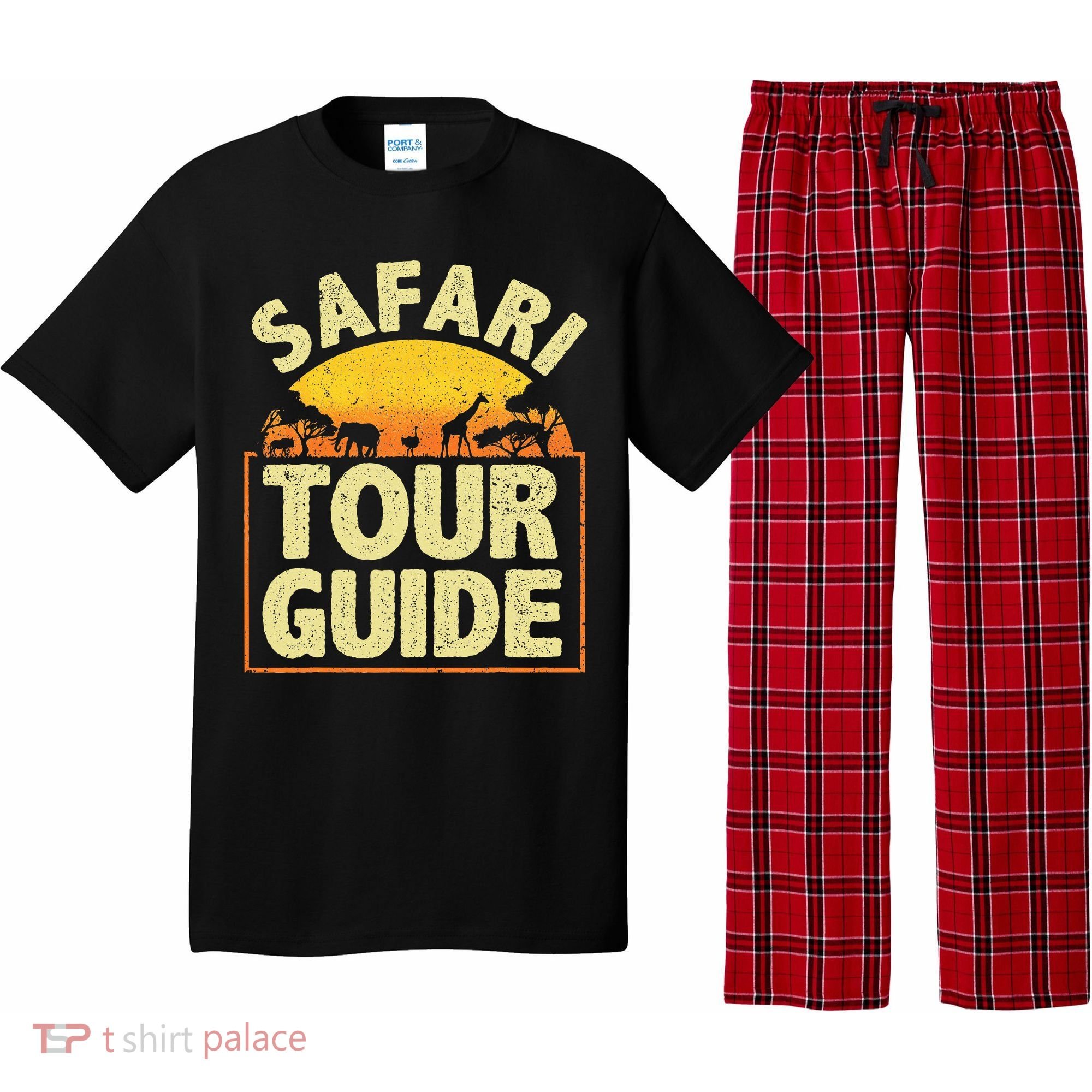 Funny Safari Guide Zoo Safari Pajama Set