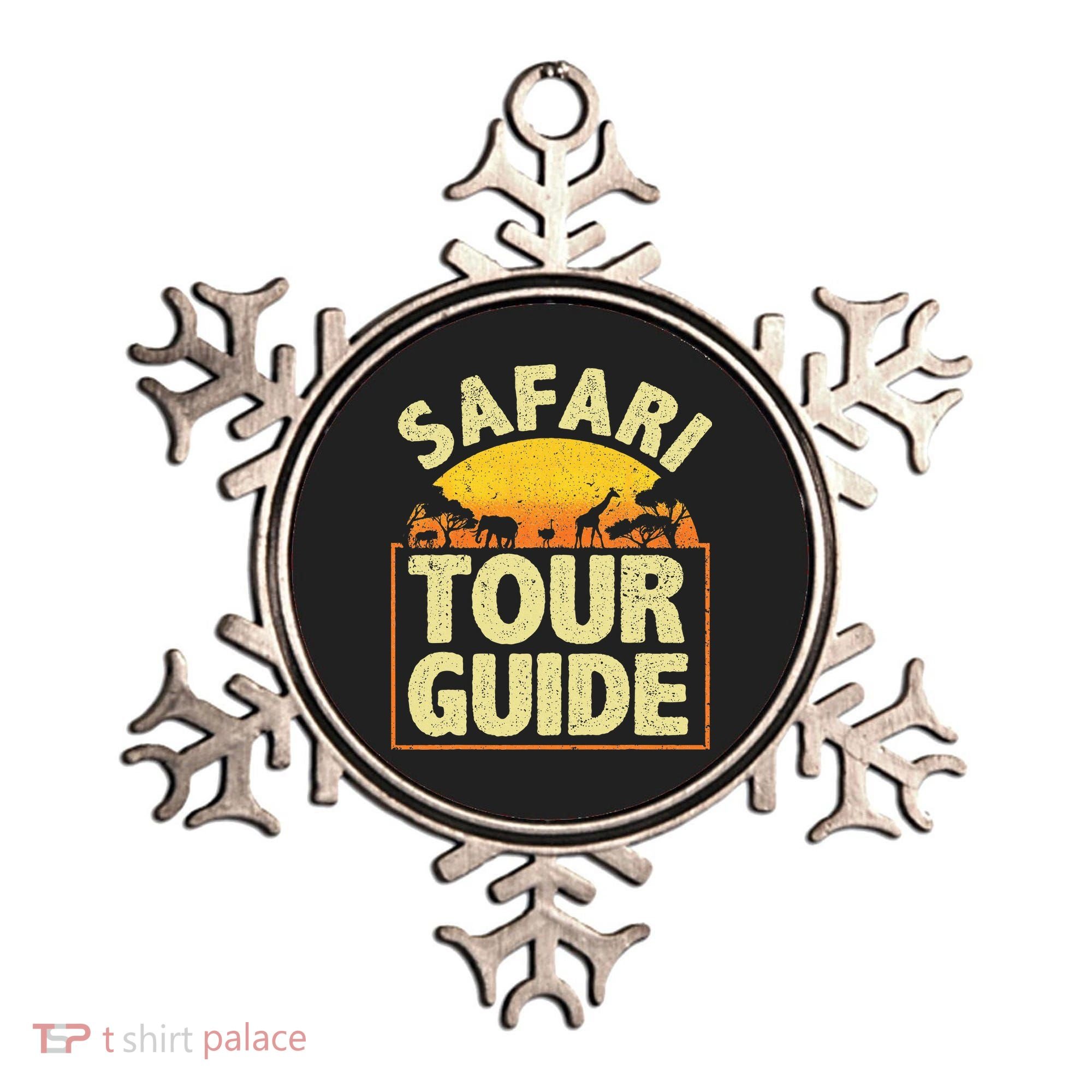 Funny Safari Guide Zoo Safari Ornament