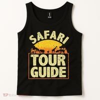 Funny Safari Guide Zoo Safari Tank Top thumb 2