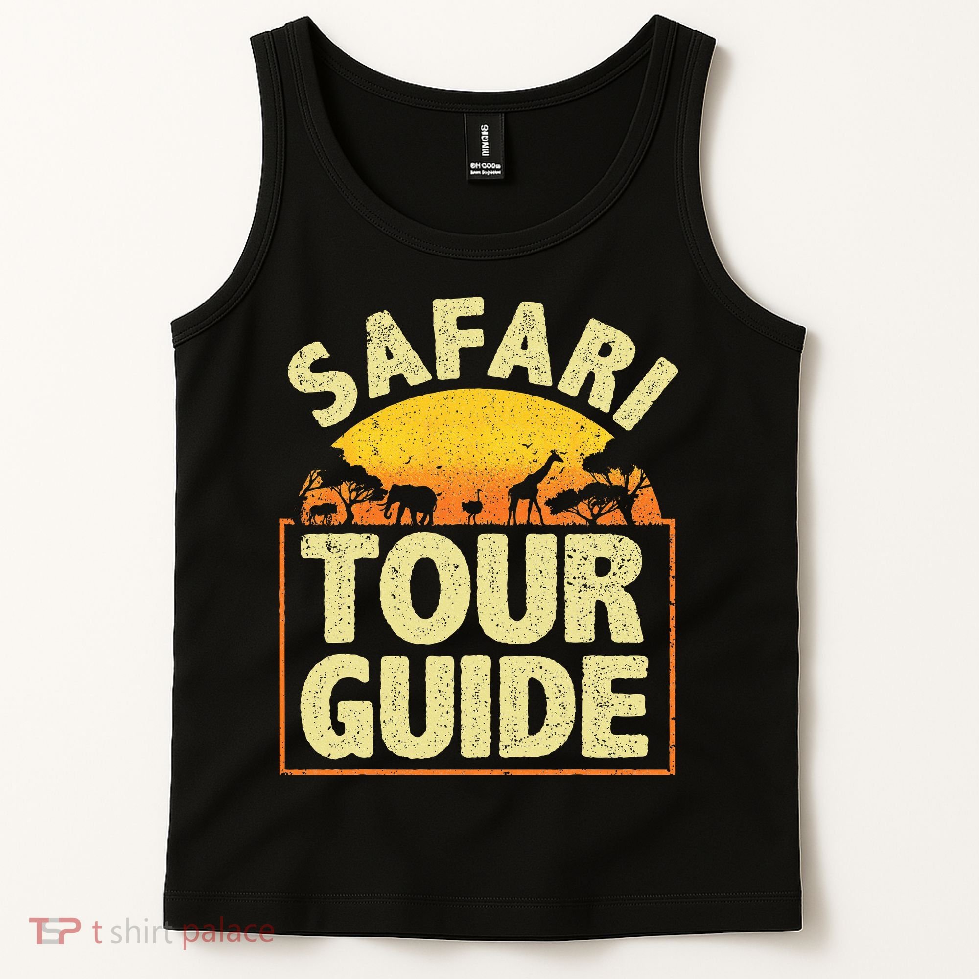 Funny Safari Guide Zoo Safari Tank Top
