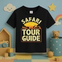 Funny Safari Guide Zoo Safari Toddler T-Shirt thumb 3