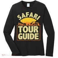 Funny Safari Guide Zoo Safari Women's Long Sleeve Shirt thumb 0