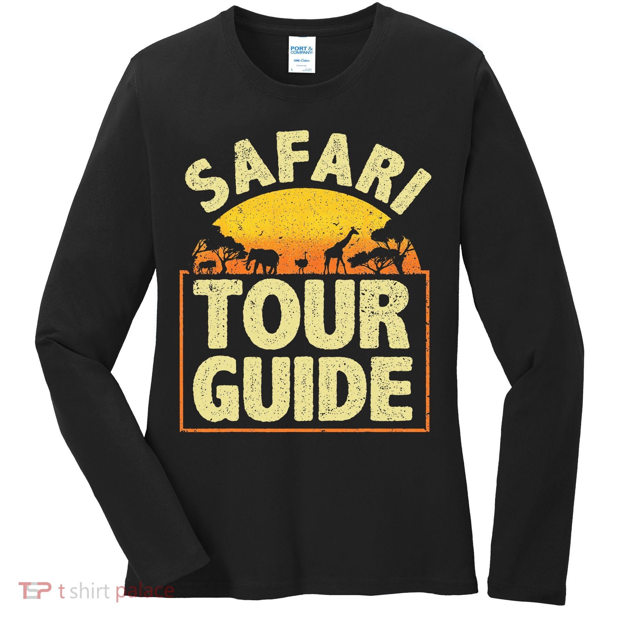 Funny Safari Guide Zoo Safari Women's Long Sleeve Shirt