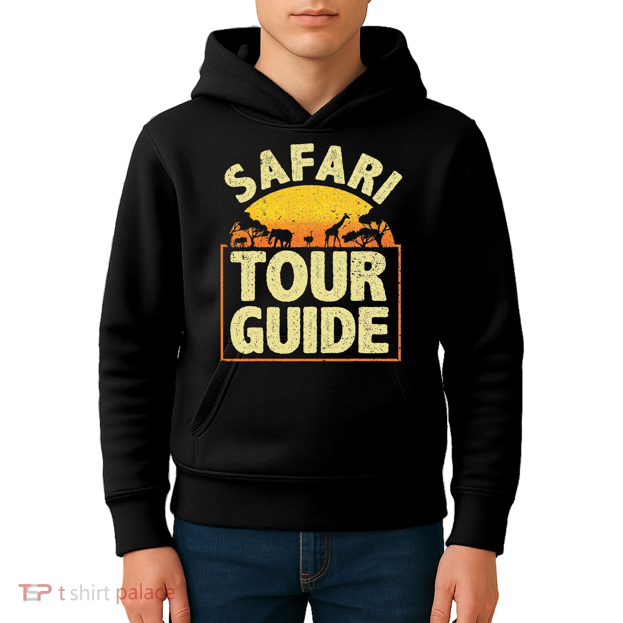 Funny Safari Guide Zoo Safari Kids Hoodie